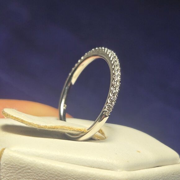 Romance Stacker Sterling Silver Ring Sz 6 - Picture 3 of 7